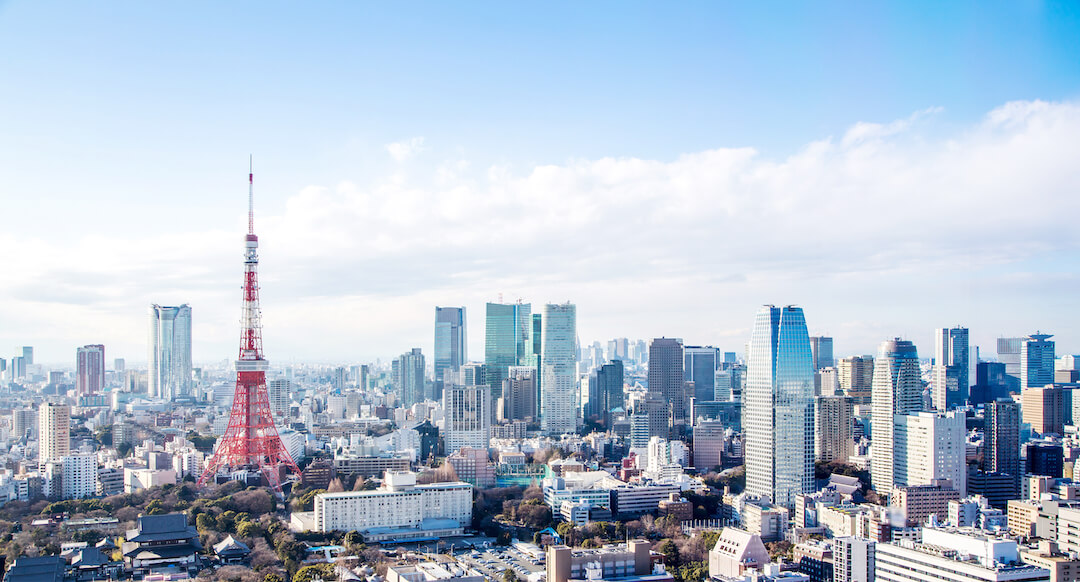 東京タワーが映るイメージ画像